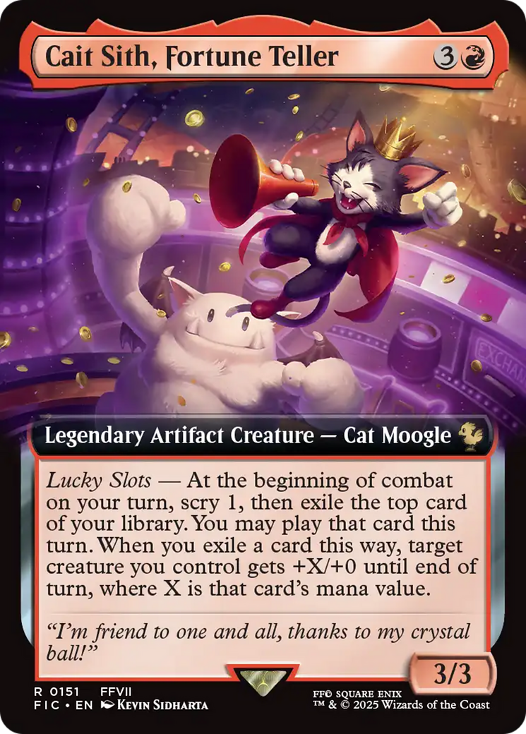 Cait Sith, Fortune Teller (Extended Art) [FINAL FANTASY Commander] | Clutch Gaming