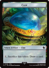 Clue // Treasure Double-Sided Token [FINAL FANTASY Commander Tokens] | Clutch Gaming
