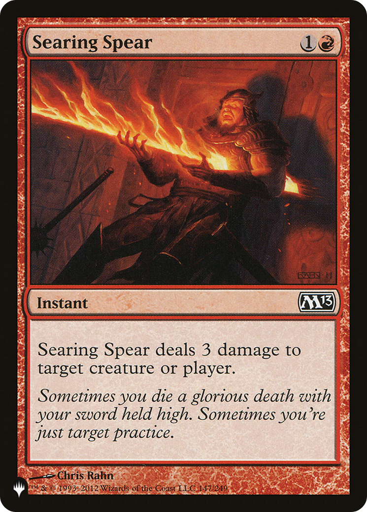 Searing Spear [The List Reprints] | Clutch Gaming