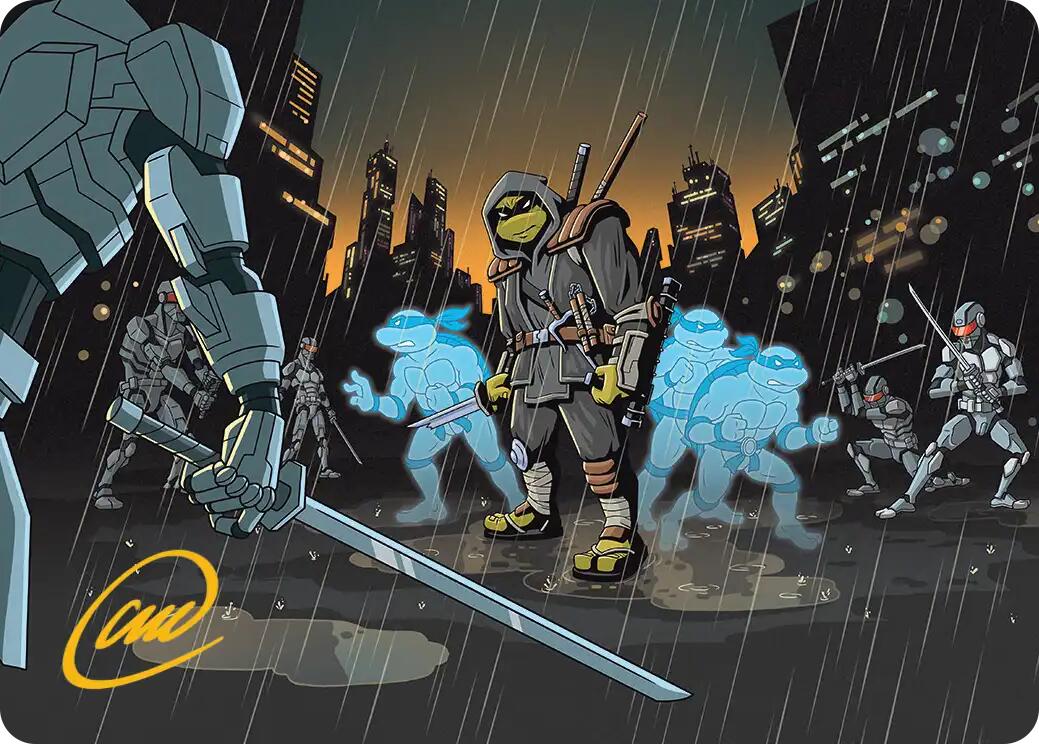 The Last Ronin's Technique Art Card (Gold-Stamped Signature) [Teenage Mutant Ninja Turtles Art Series] | Clutch Gaming
