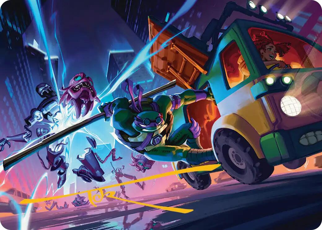 Donatello, Rad Scientist Art Card (Gold-Stamped Signature) [Teenage Mutant Ninja Turtles Art Series] | Clutch Gaming