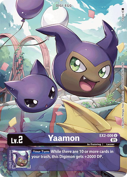 Yaamon [EX2-006] (Alternate Art) [Digital Hazard] | Clutch Gaming