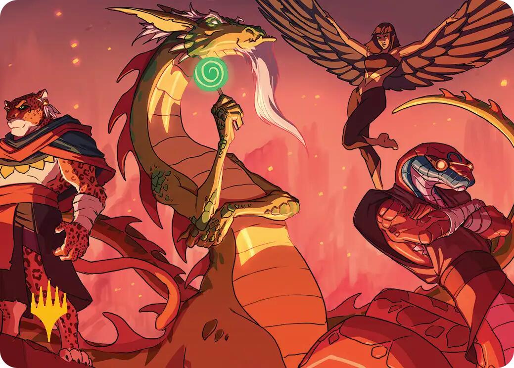 North Wind Avatar Art Card (Gold-Stamped) [Teenage Mutant Ninja Turtles Art Series] | Clutch Gaming