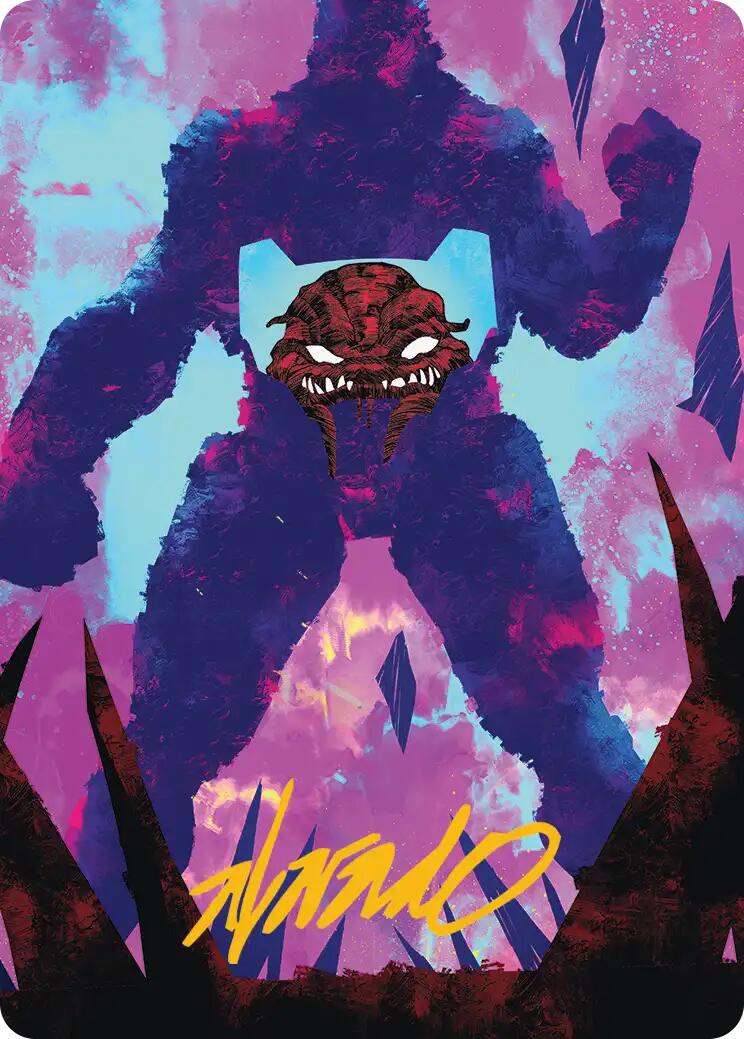 Krang, Utrom Warlord Art Card (Gold-Stamped Signature) [Teenage Mutant Ninja Turtles Art Series] | Clutch Gaming