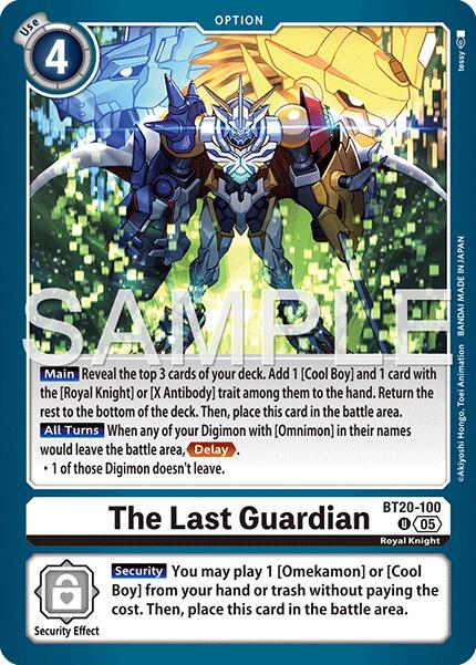 The Last Guardian [BT20-100] (Foil Reprint) [Advanced Booster Digimon Generation] | Clutch Gaming