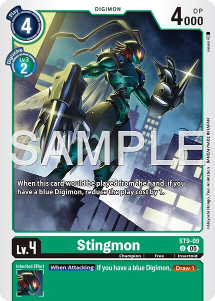 Stingmon [ST9-09] (Foil Reprint) [Advanced Booster Digimon Generation] | Clutch Gaming