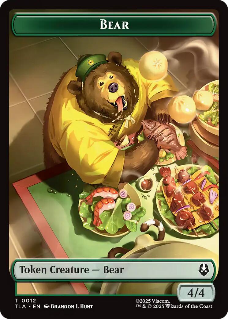 Ally (0006) // Bear Double-Sided Tokens [Avatar: The Last Airbender Tokens] | Clutch Gaming