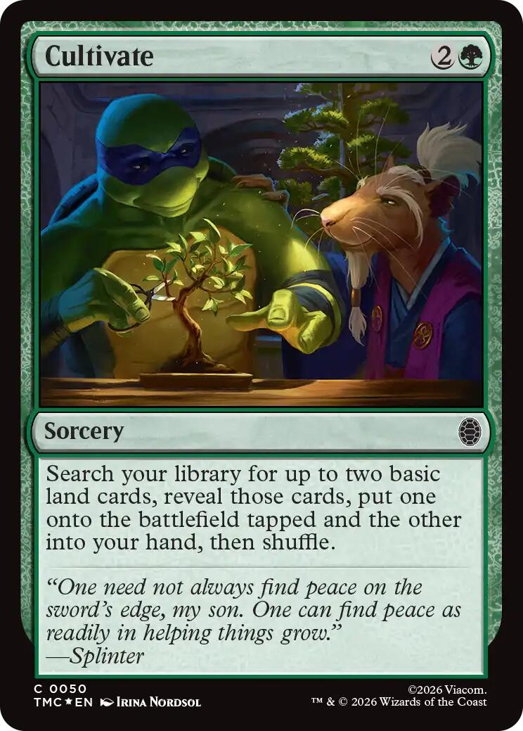 Cultivate (Surge Foil) [Teenage Mutant Ninja Turtles Commander] | Clutch Gaming