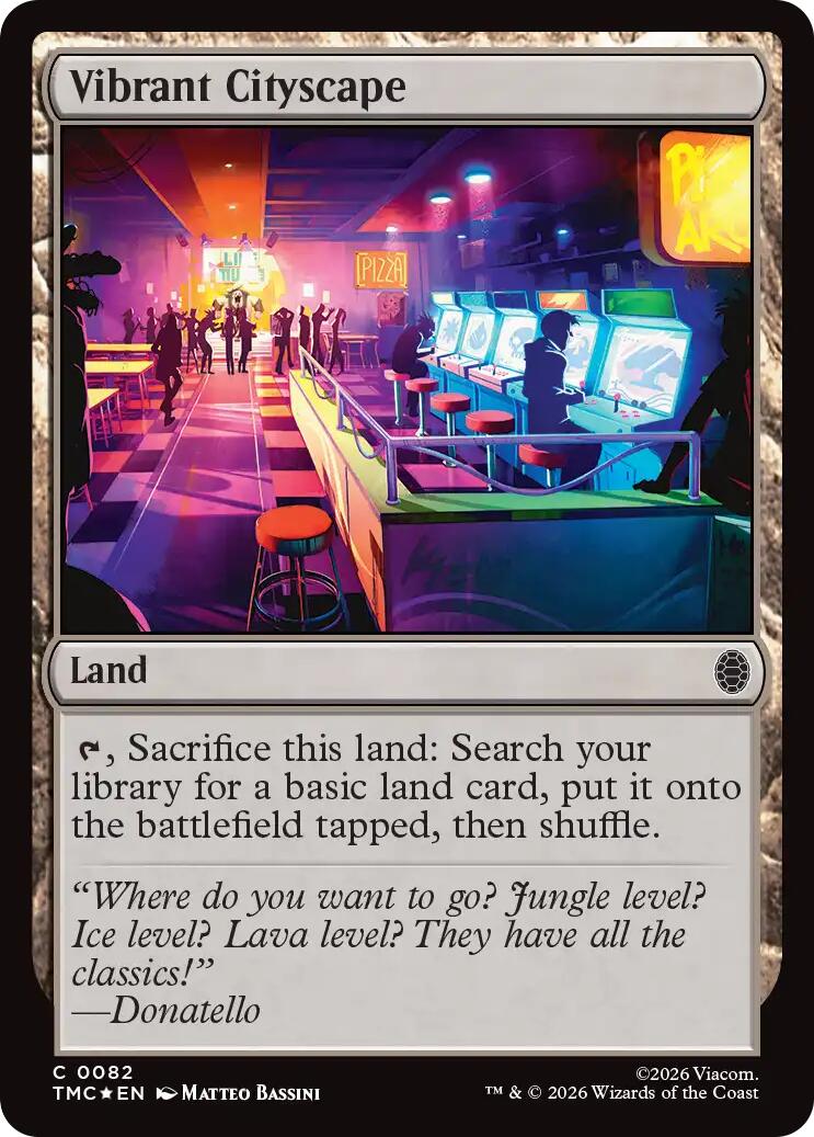 Vibrant Cityscape (Surge Foil) [Teenage Mutant Ninja Turtles Commander] | Clutch Gaming