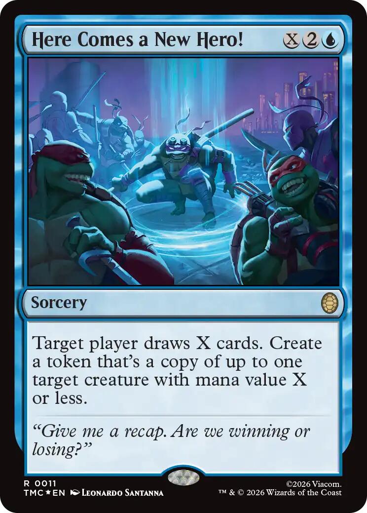 Here Comes a New Hero! (Surge Foil) [Teenage Mutant Ninja Turtles Commander] | Clutch Gaming