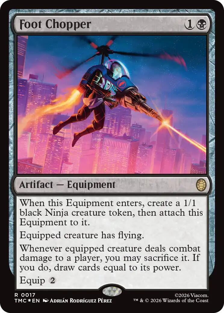 Foot Chopper (Surge Foil) [Teenage Mutant Ninja Turtles Commander] | Clutch Gaming