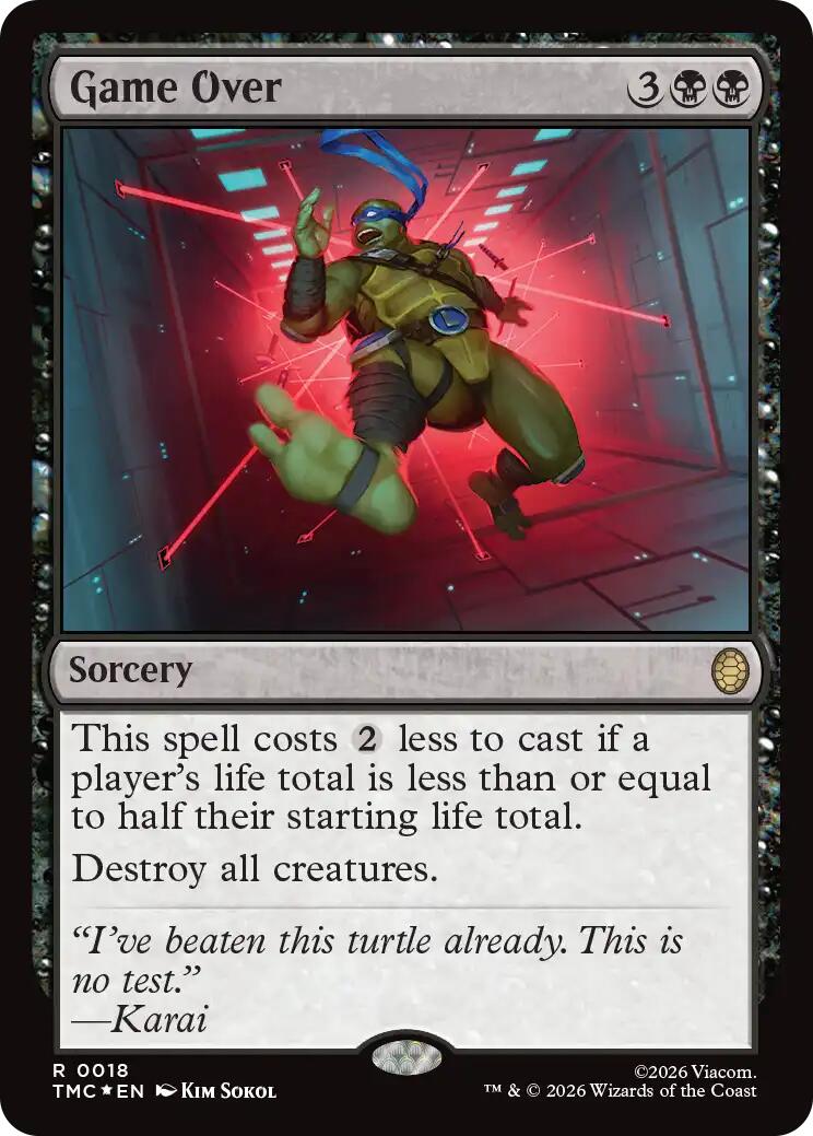 Game Over (Surge Foil) [Teenage Mutant Ninja Turtles Commander] | Clutch Gaming