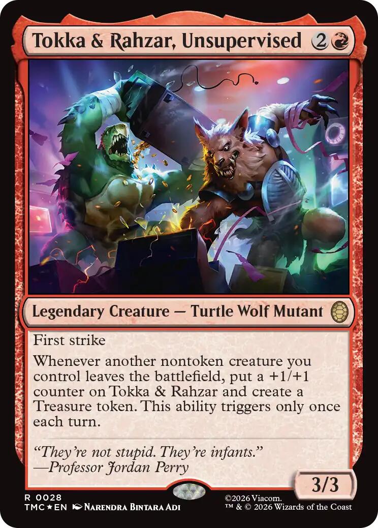 Tokka & Rahzar, Unsupervised (Surge Foil) [Teenage Mutant Ninja Turtles Commander] | Clutch Gaming