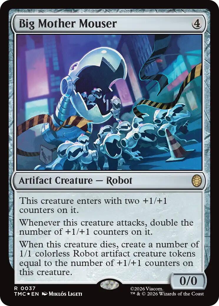 Big Mother Mouser (Surge Foil) [Teenage Mutant Ninja Turtles Commander] | Clutch Gaming