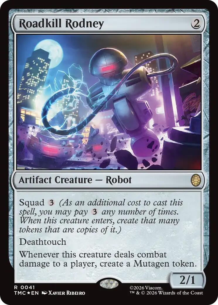Roadkill Rodney (Surge Foil) [Teenage Mutant Ninja Turtles Commander] | Clutch Gaming