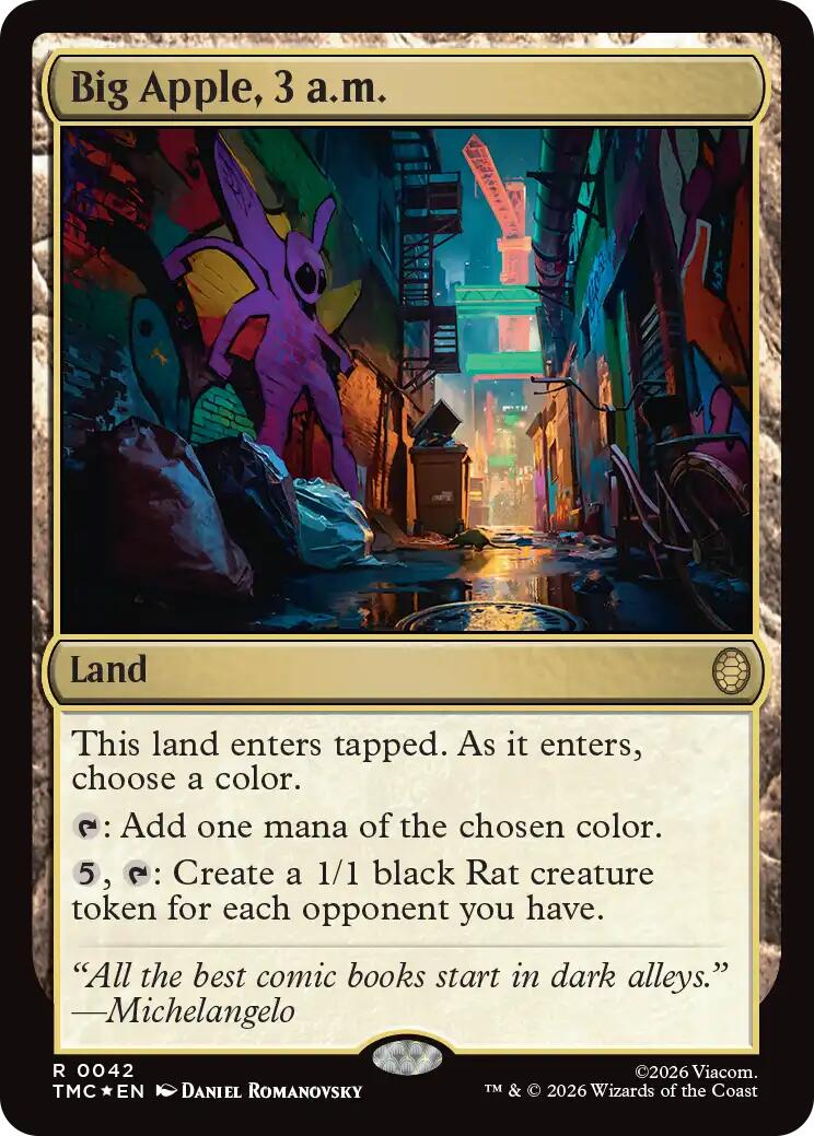 Big Apple, 3 a.m. (Surge Foil) [Teenage Mutant Ninja Turtles Commander] | Clutch Gaming