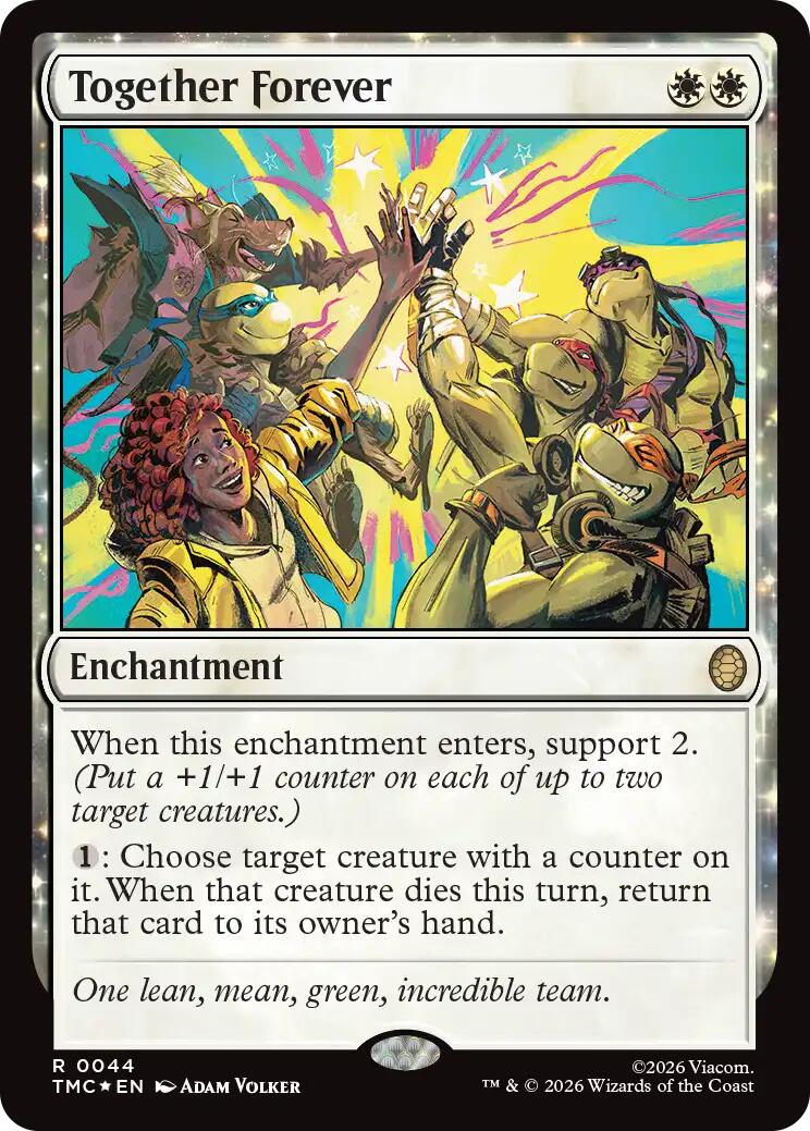 Together Forever (Surge Foil) [Teenage Mutant Ninja Turtles Commander] | Clutch Gaming