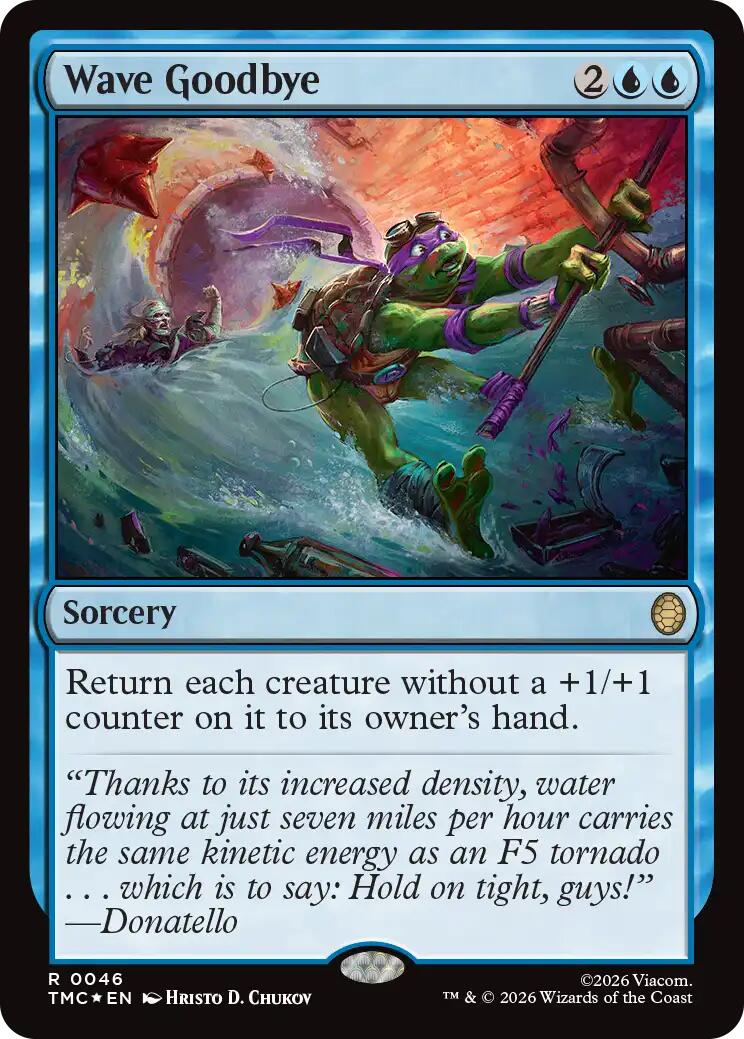Wave Goodbye (Surge Foil) [Teenage Mutant Ninja Turtles Commander] | Clutch Gaming