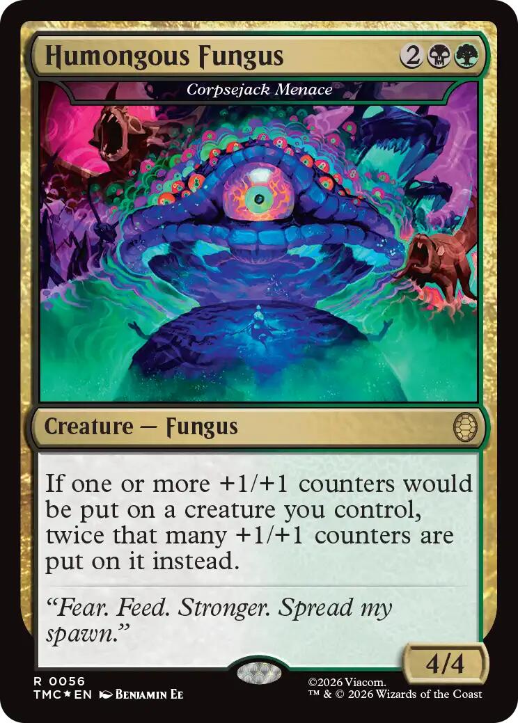 Humongous Fungus - Corpsejack Menace (Surge Foil) [Teenage Mutant Ninja Turtles Commander] | Clutch Gaming