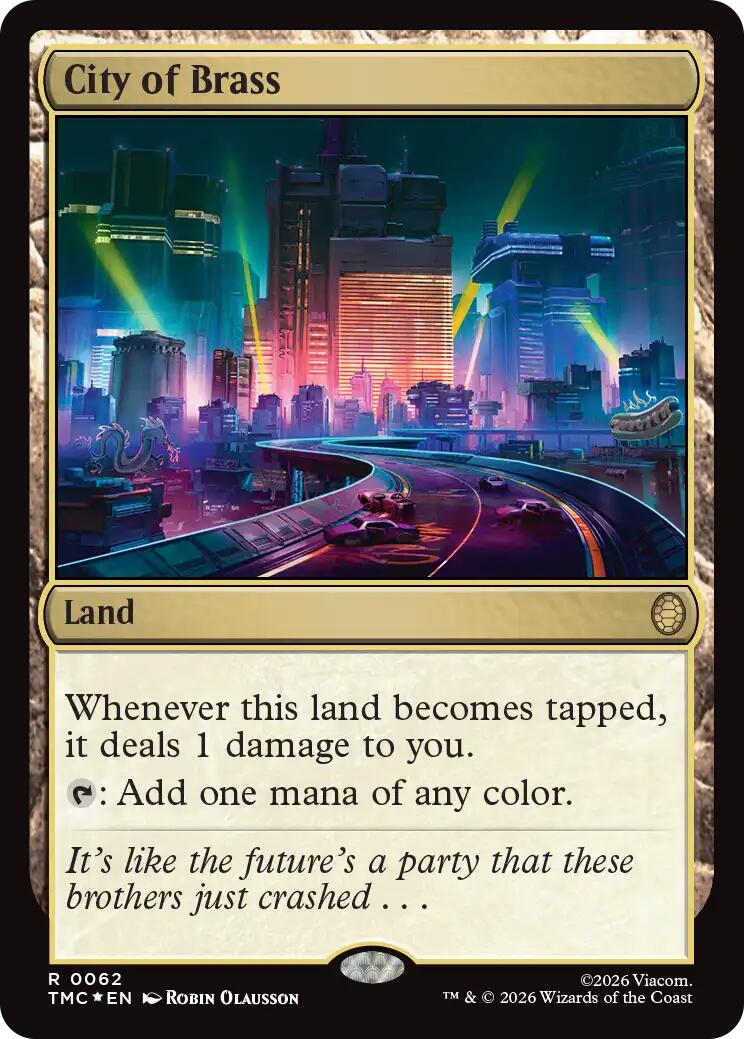 City of Brass (Surge Foil) [Teenage Mutant Ninja Turtles Commander] | Clutch Gaming