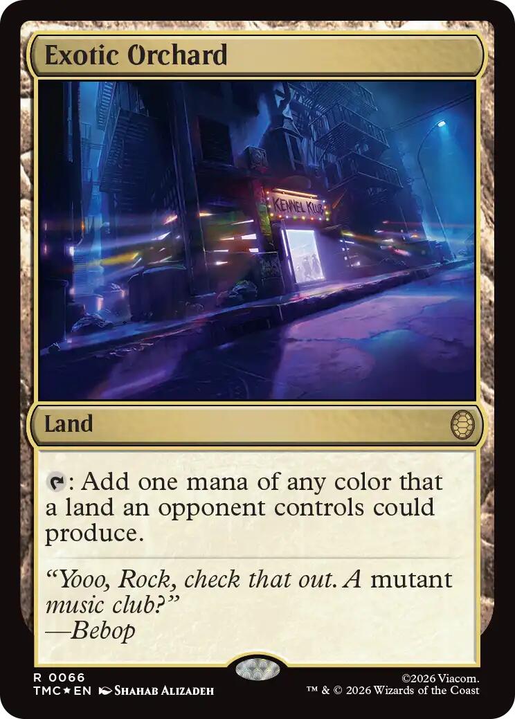 Exotic Orchard (Surge Foil) [Teenage Mutant Ninja Turtles Commander] | Clutch Gaming