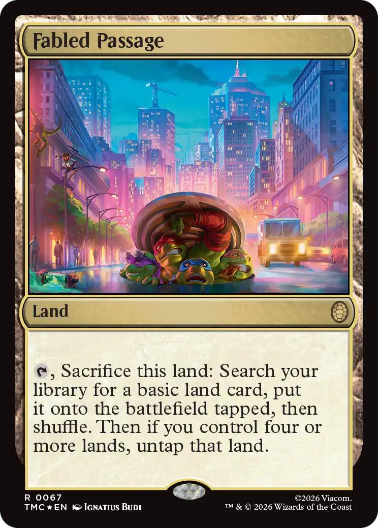 Fabled Passage (Surge Foil) [Teenage Mutant Ninja Turtles Commander] | Clutch Gaming