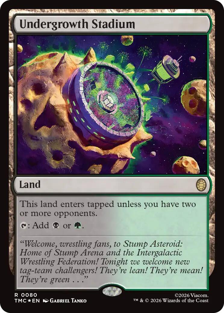 Undergrowth Stadium (Surge Foil) [Teenage Mutant Ninja Turtles Commander] | Clutch Gaming