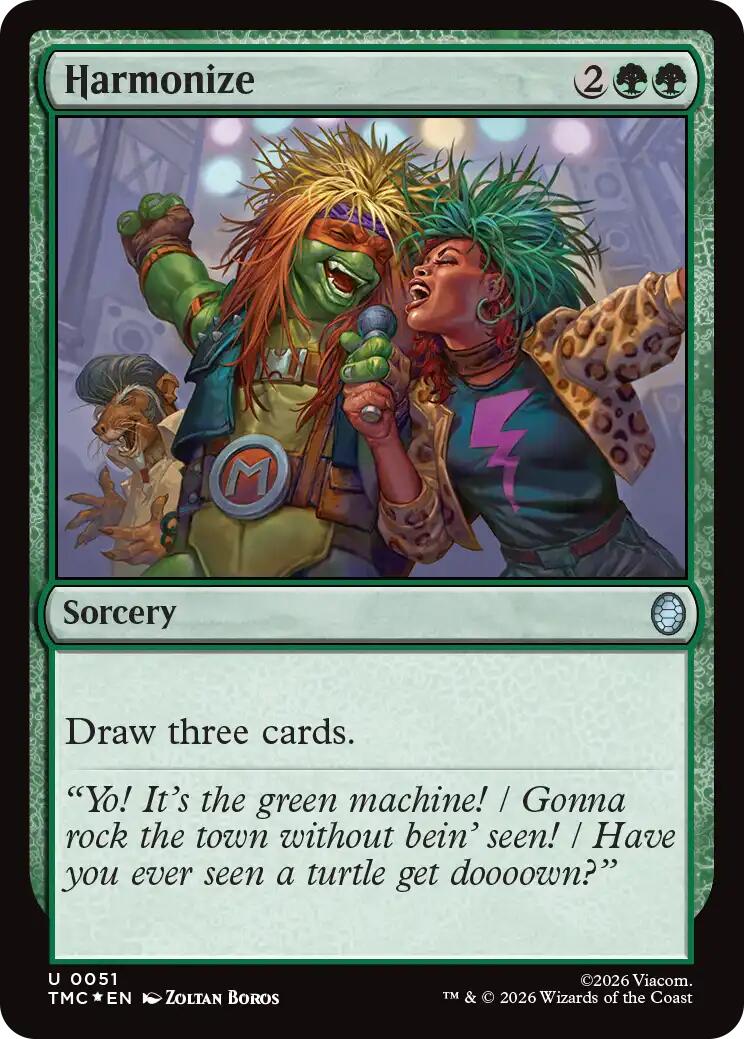 Harmonize (Surge Foil) [Teenage Mutant Ninja Turtles Commander] | Clutch Gaming