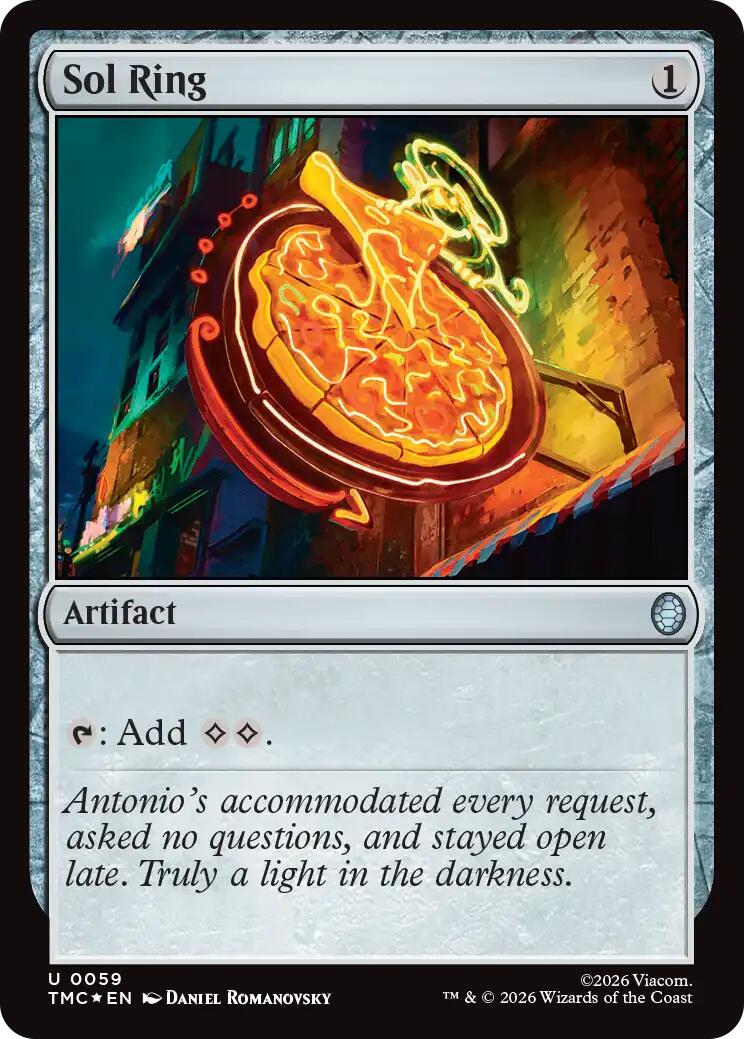 Sol Ring (Surge Foil) [Teenage Mutant Ninja Turtles Commander] | Clutch Gaming