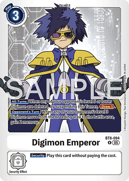 Digimon Emperor [BT8-094] (Foil Reprint) [Advanced Booster Digimon Generation] | Clutch Gaming