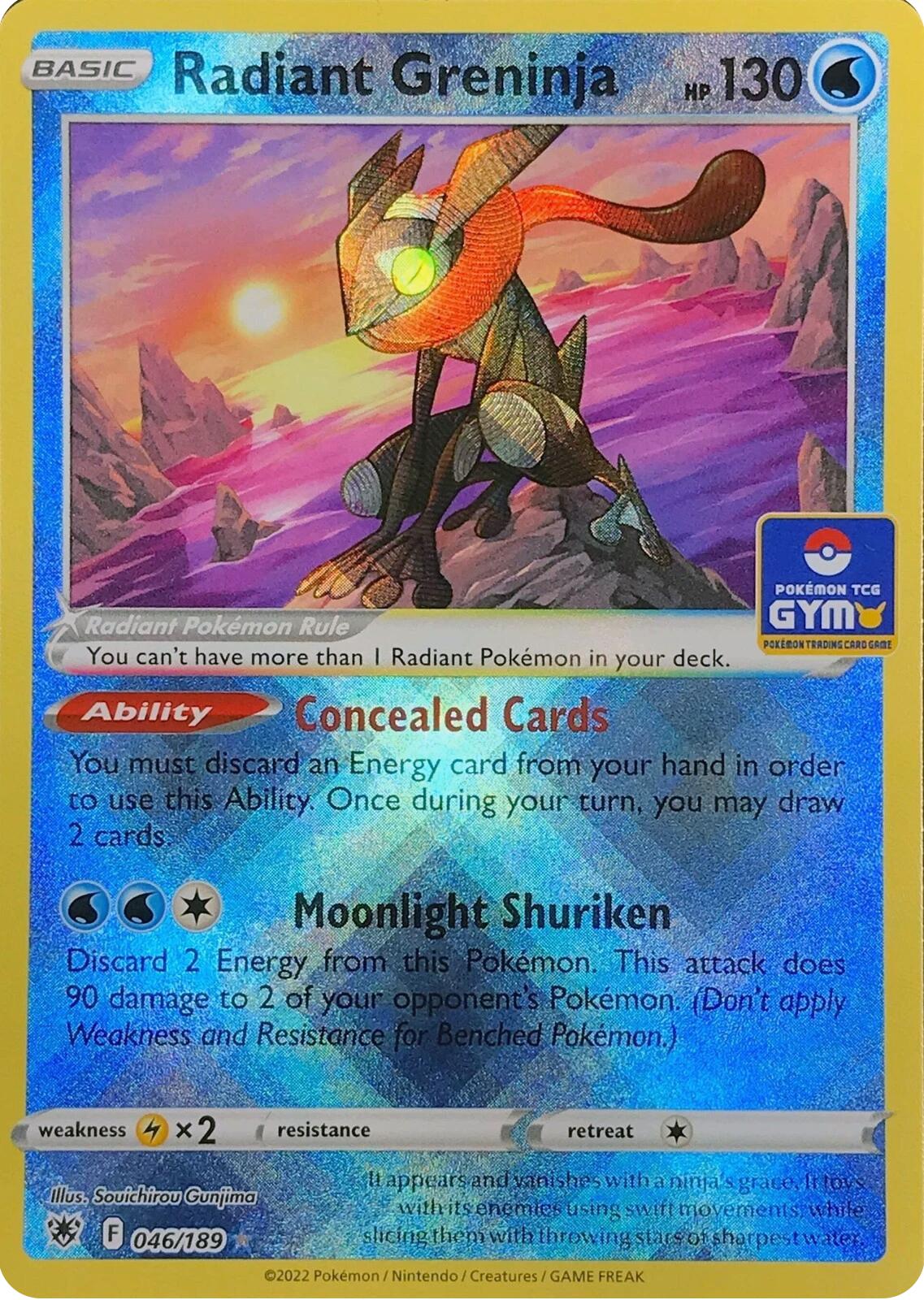Radiant Greninja (046/189) [League & Championship Cards] | Clutch Gaming
