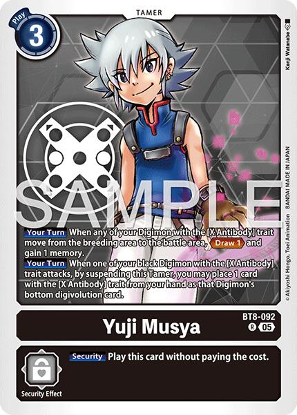 Yuji Musya [BT8-092] (Reprint) [Advanced Booster Digimon Generation] | Clutch Gaming