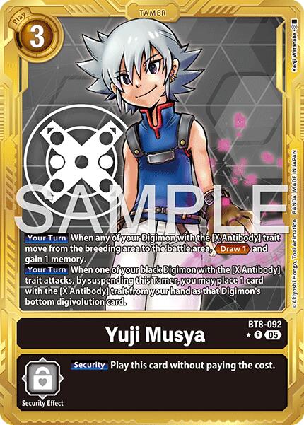Yuji Musya [BT8-092] (Gold Border) [Advanced Booster Digimon Generation] | Clutch Gaming