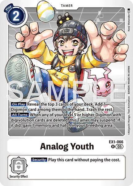 Analog Youth [EX1-066] (Reprint) [Advanced Booster Digimon Generation] | Clutch Gaming