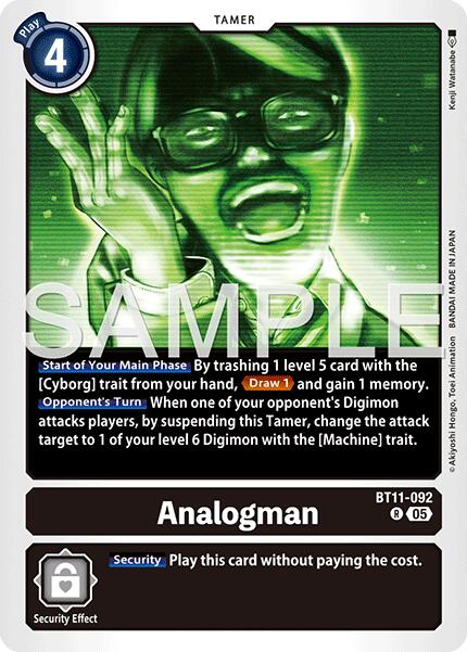 Analogman [BT11-092] (Reprint) [Advanced Booster Digimon Generation] | Clutch Gaming