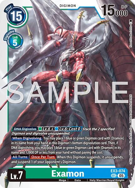 Examon [EX3-074] (Reprint) [Advanced Booster Digimon Generation] | Clutch Gaming