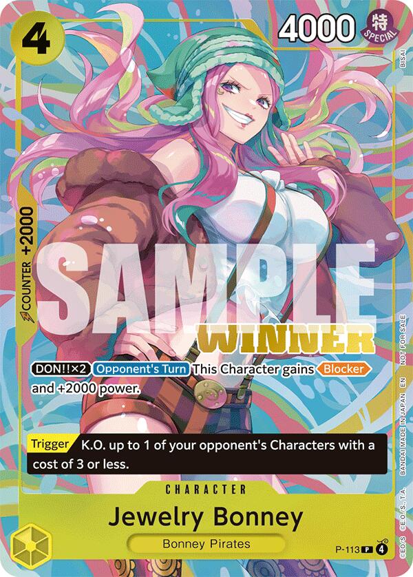 Jewelry Bonney (Heroines Battle Winner Pack) [One Piece Promotion Cards] | Clutch Gaming