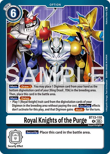 Royal Knights of the Purge [BT13-110] (Reprint) [Advanced Booster Digimon Generation] | Clutch Gaming