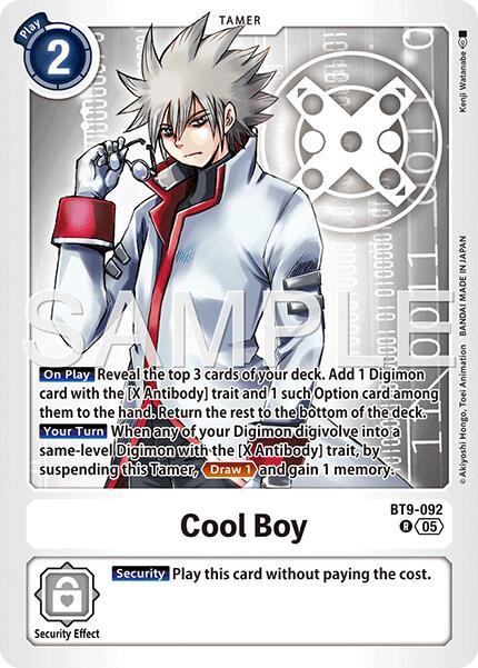 Cool Boy [BT9-092] (Reprint) [Advanced Booster Digimon Generation] | Clutch Gaming