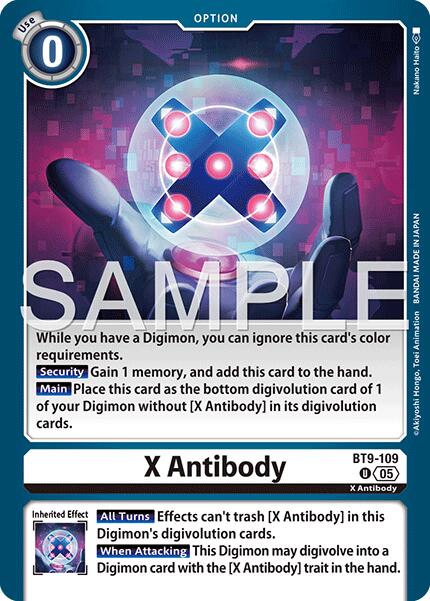 X Antibody [BT9-109] (Reprint) [Advanced Booster Digimon Generation] | Clutch Gaming