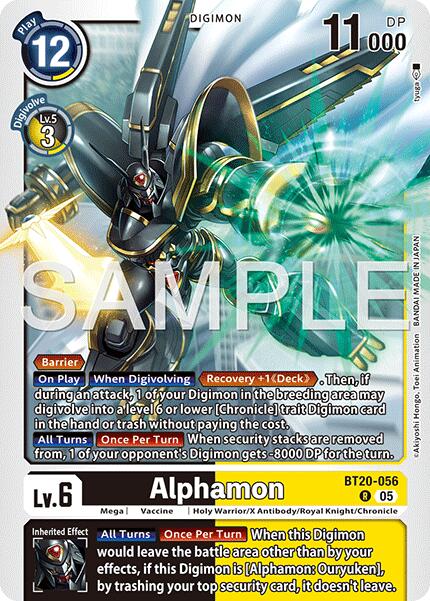 Alphamon [BT20-056] (Reprint) [Advanced Booster Digimon Generation] | Clutch Gaming