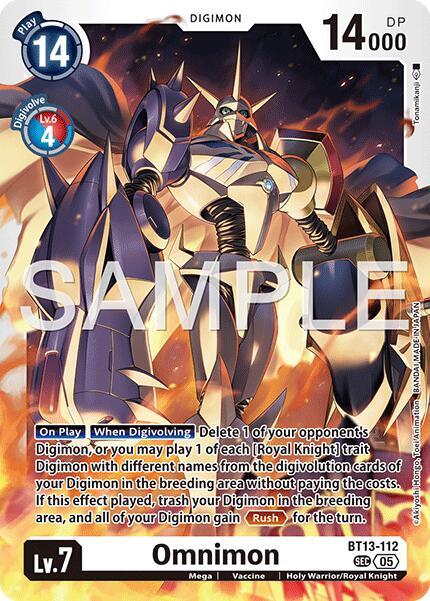 Omnimon [BT13-112] (Reprint) [Advanced Booster Digimon Generation] | Clutch Gaming