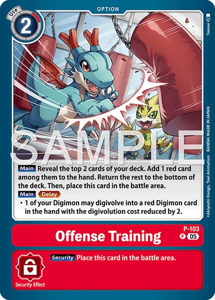Offense Training [P-103] (Reprint) [Advanced Booster Digimon Generation] | Clutch Gaming
