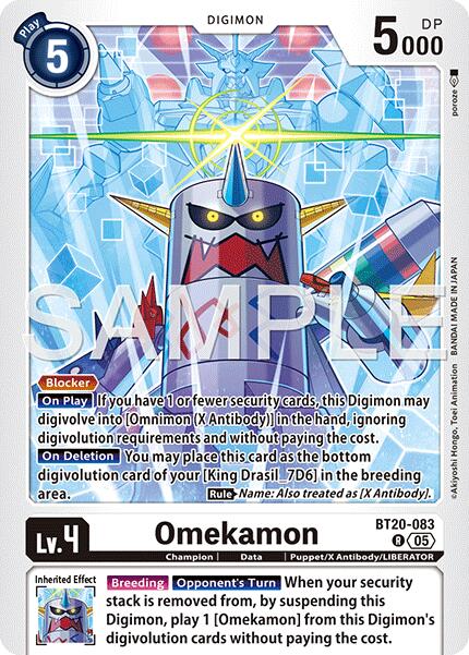 Omekamon [BT20-083] (Reprint) [Advanced Booster Digimon Generation] | Clutch Gaming