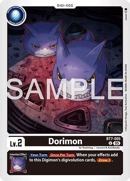 Dorimon [BT7-005] (Reprint) [Advanced Booster Digimon Generation] | Clutch Gaming