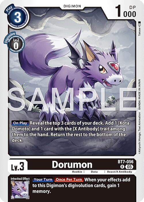 Dorumon [BT7-056] (Reprint) [Advanced Booster Digimon Generation] | Clutch Gaming