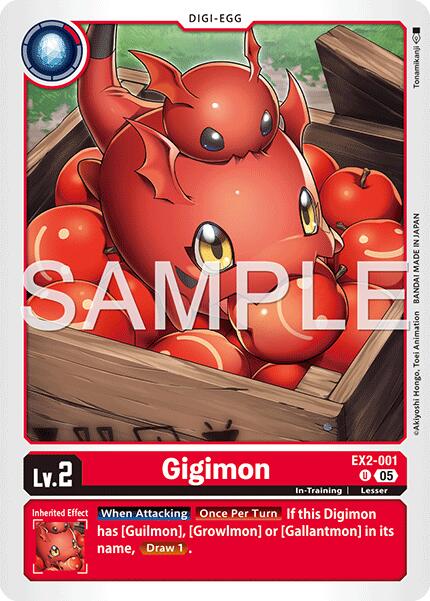 Gigimon [EX2-001] (Reprint) [Advanced Booster Digimon Generation] | Clutch Gaming
