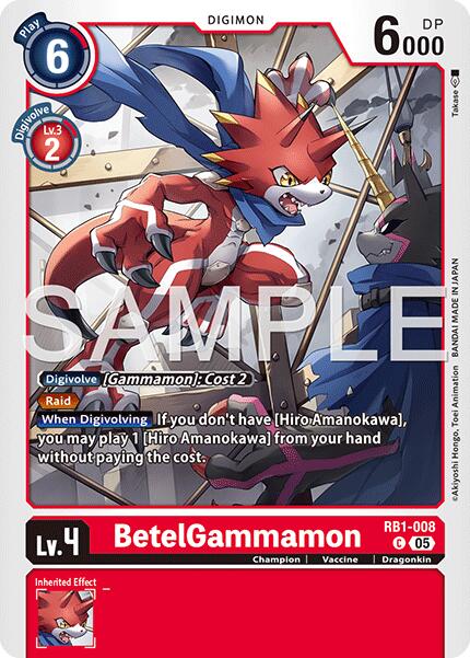 BetelGammamon [RB1-008] (Reprint) [Advanced Booster Digimon Generation] | Clutch Gaming
