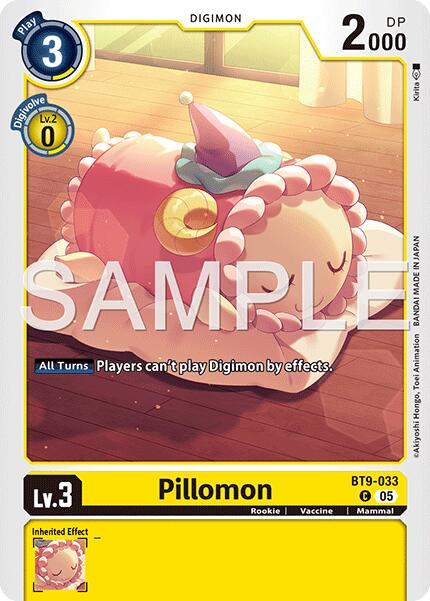 Pillomon [BT9-033] (Reprint) [Advanced Booster Digimon Generation] | Clutch Gaming