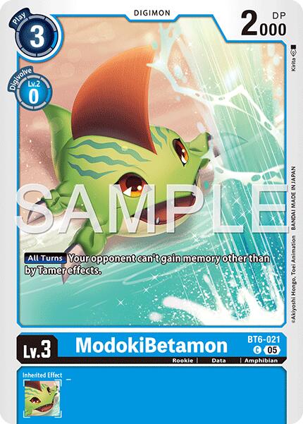 ModokiBetamon [BT6-021] (Reprint) [Advanced Booster Digimon Generation] | Clutch Gaming
